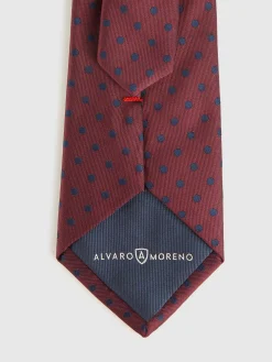 Corbatas|Corbatas-Alvaro Moreno CORBATA JACQUARD MF Burdeos