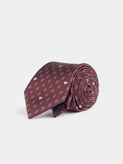 Corbatas|Corbatas-Alvaro Moreno CORBATA JACQUARD MF Burdeos