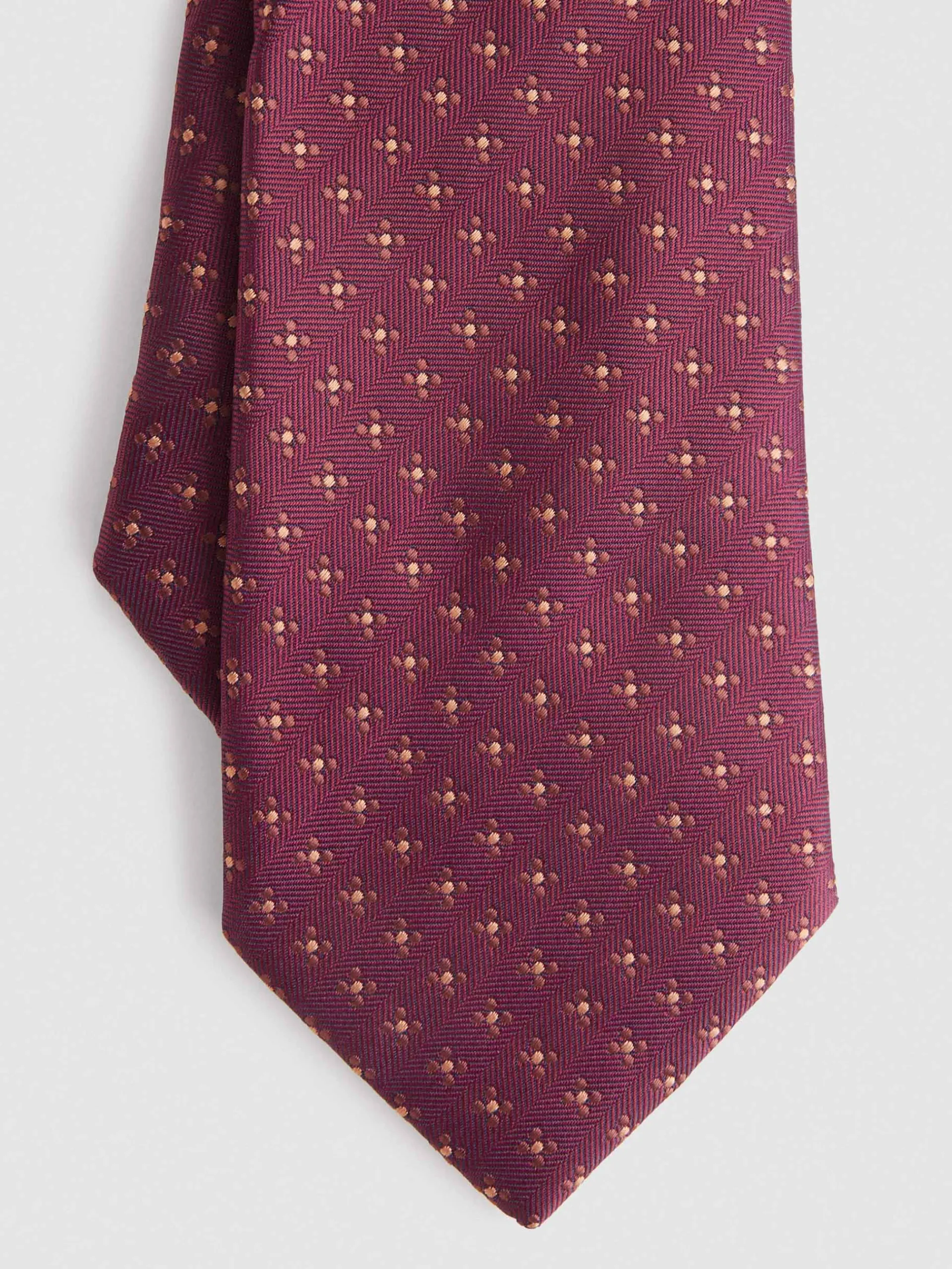 Corbatas|Corbatas-Alvaro Moreno CORBATA JACQUARD MF Burdeos