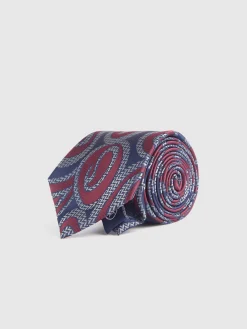 Corbatas|Corbatas-Alvaro Moreno CORBATA JACQUARD MF Burdeos