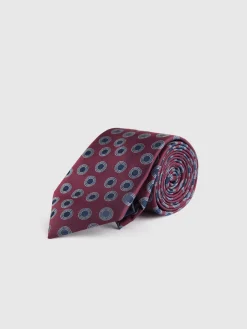 Corbatas|Corbatas-Alvaro Moreno CORBATA JACQUARD MF Burdeos