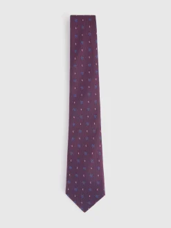 Corbatas|Corbatas-Alvaro Moreno CORBATA JACQUARD MF Burdeos