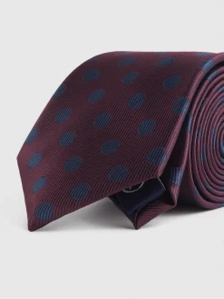 Corbatas|Corbatas-Alvaro Moreno CORBATA JACQUARD MF Burdeos