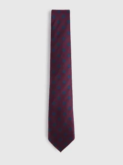 Corbatas|Corbatas-Alvaro Moreno CORBATA JACQUARD MF Burdeos
