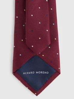 Corbatas|Corbatas-Alvaro Moreno CORBATA JACQUARD MF Burdeos