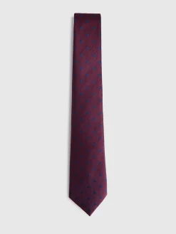 Corbatas|Corbatas-Alvaro Moreno CORBATA JACQUARD MF Burdeos