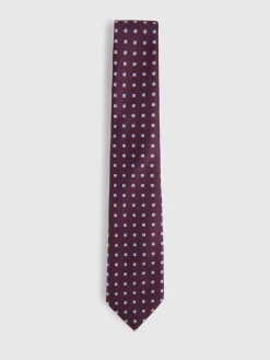 Corbatas|Corbatas-Alvaro Moreno CORBATA JACQUARD MF Burdeos