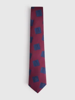 Corbatas|Corbatas-Alvaro Moreno CORBATA JACQUARD MF Burdeos