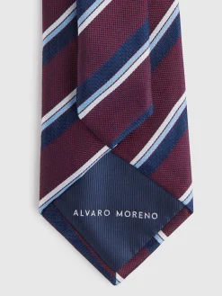 Corbatas|Corbatas-Alvaro Moreno CORBATA JACQUARD MF Burdeos