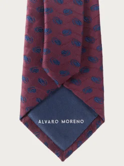 Corbatas|Corbatas-Alvaro Moreno CORBATA JACQUARD MF Burdeos
