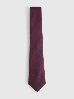 Corbatas|Corbatas-Alvaro Moreno CORBATA JACQUARD MF Burdeos