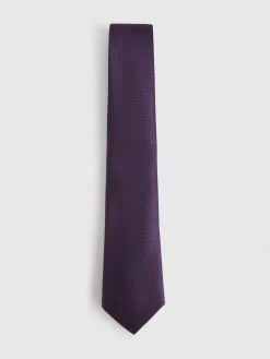 Corbatas|Corbatas-Alvaro Moreno CORBATA JACQUARD MF Burdeos