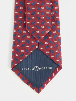Corbatas|Corbatas-Alvaro Moreno CORBATA JACQUARD MF Rojo