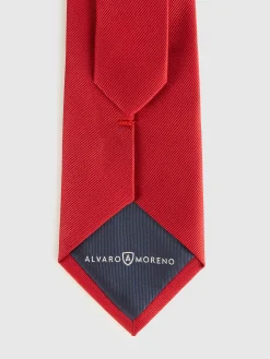 Corbatas|Corbatas-Alvaro Moreno CORBATA JACQUARD MF Rojo