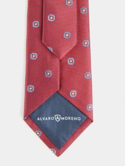 Corbatas|Corbatas-Alvaro Moreno CORBATA JACQUARD MF Rojo