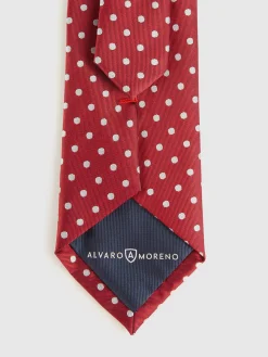 Corbatas|Corbatas-Alvaro Moreno CORBATA JACQUARD MF Rojo
