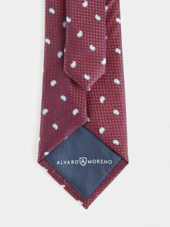 Corbatas|Corbatas-Alvaro Moreno CORBATA JACQUARD MF Rojo