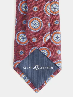 Corbatas|Corbatas-Alvaro Moreno CORBATA JACQUARD MF Rojo