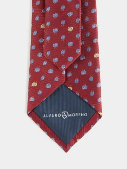 Corbatas|Corbatas-Alvaro Moreno CORBATA JACQUARD MF Rojo