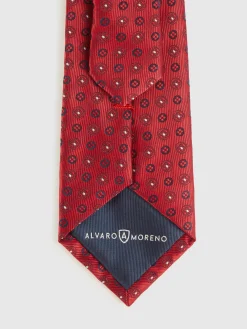 Corbatas|Corbatas-Alvaro Moreno CORBATA JACQUARD MF Rojo
