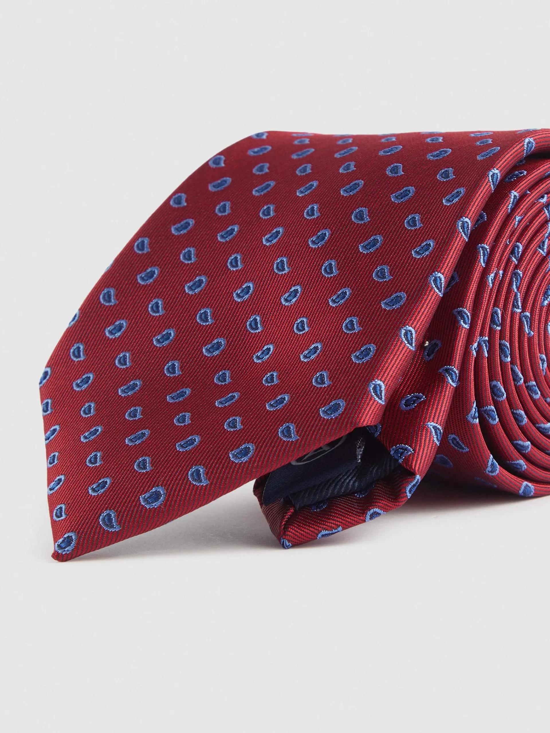 Corbatas|Corbatas-Alvaro Moreno CORBATA JACQUARD MF Rojo