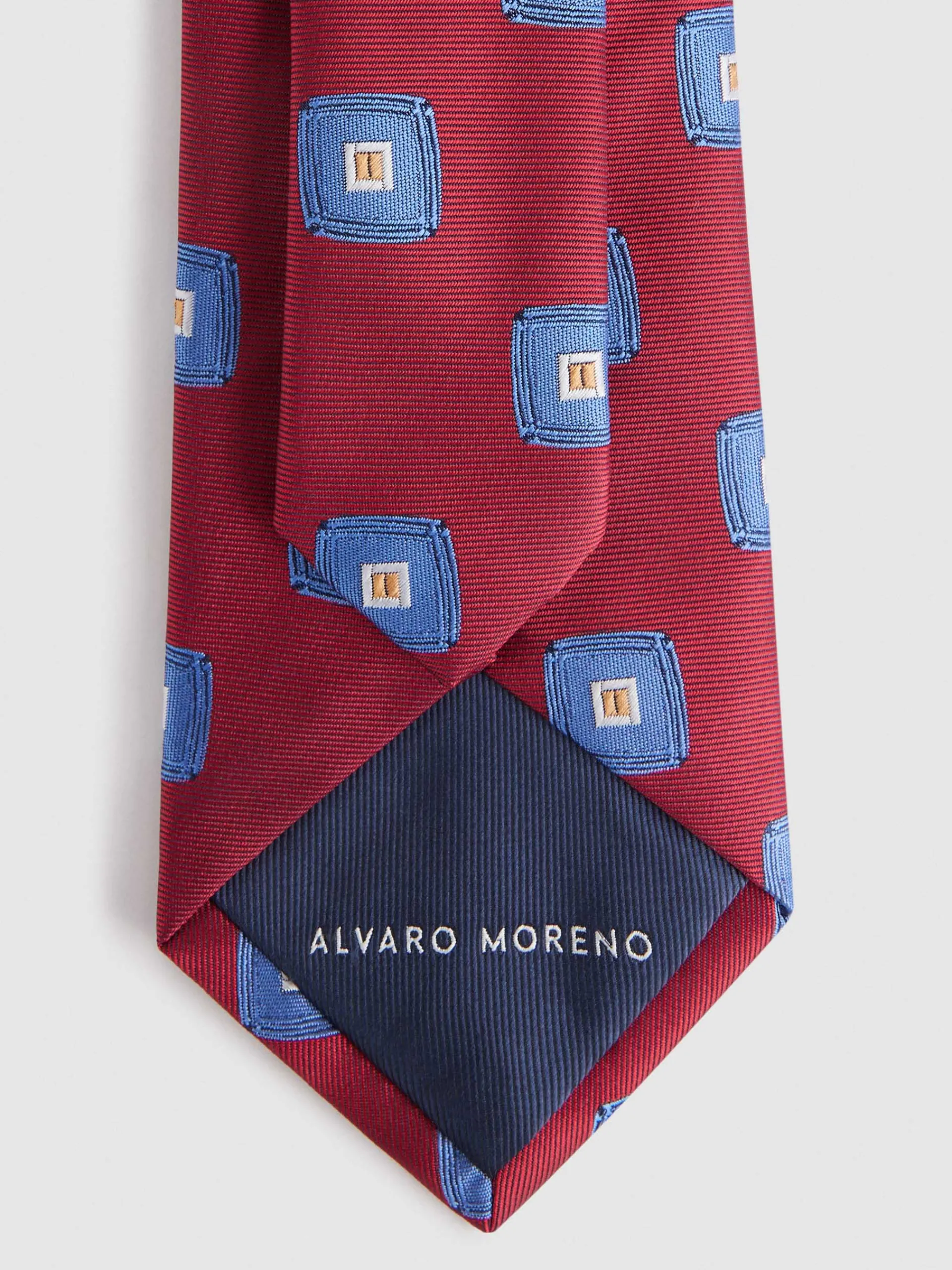 Corbatas|Corbatas-Alvaro Moreno CORBATA JACQUARD MF Rojo