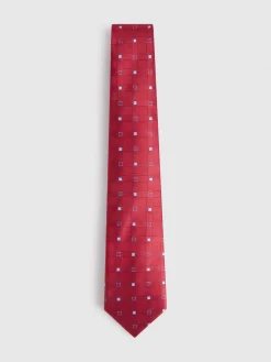Corbatas|Corbatas-Alvaro Moreno CORBATA JACQUARD MF Rojo