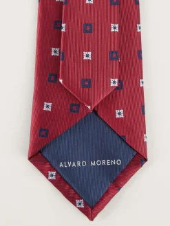 Corbatas|Corbatas-Alvaro Moreno CORBATA JACQUARD MF Rojo
