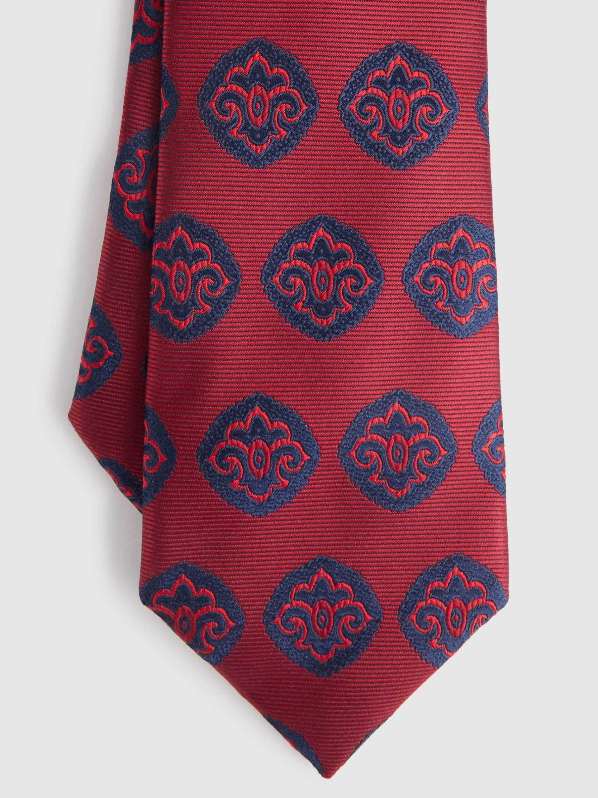 Corbatas|Corbatas-Alvaro Moreno CORBATA JACQUARD MF Rojo