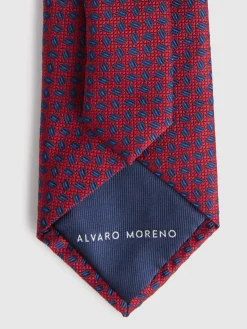 Corbatas|Corbatas-Alvaro Moreno CORBATA JACQUARD MF Rojo