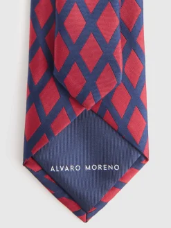 Corbatas|Corbatas-Alvaro Moreno CORBATA JACQUARD MF Rojo