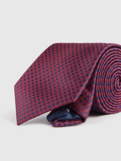 Corbatas|Corbatas-Alvaro Moreno CORBATA JACQUARD MF Rojo