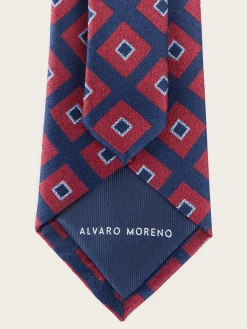 Corbatas|Corbatas-Alvaro Moreno CORBATA JACQUARD MF Rojo