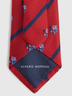 Corbatas|Corbatas-Alvaro Moreno CORBATA JACQUARD MF Rojo