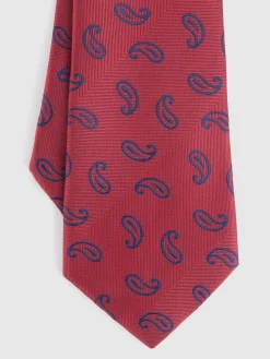 Corbatas|Corbatas-Alvaro Moreno CORBATA JACQUARD MF Rojo