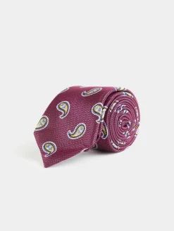 Corbatas|Corbatas-Alvaro Moreno CORBATA JACQUARD MF Rosa