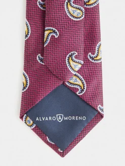 Corbatas|Corbatas-Alvaro Moreno CORBATA JACQUARD MF Rosa