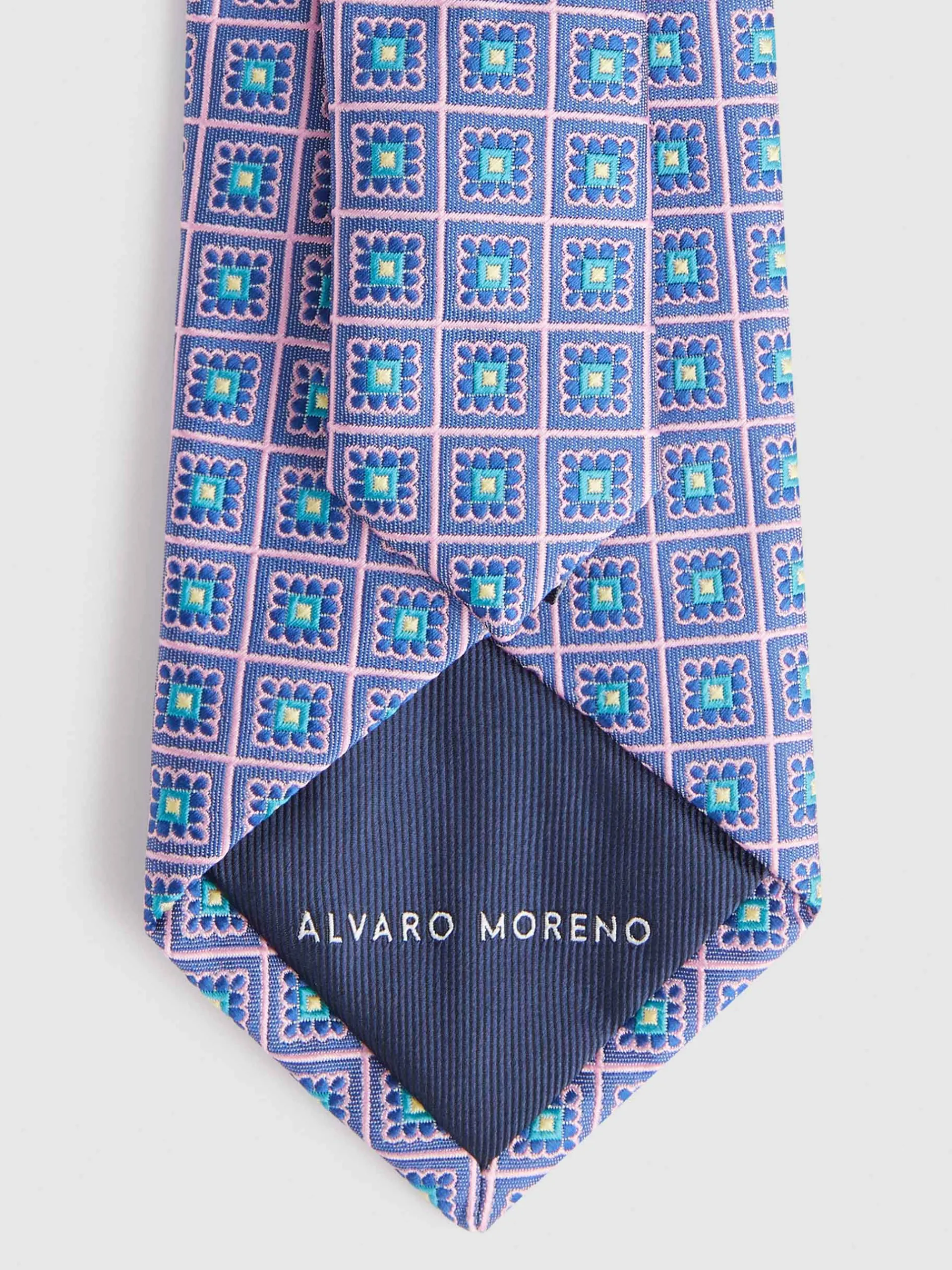 Corbatas|Corbatas-Alvaro Moreno CORBATA JACQUARD MF Rosa