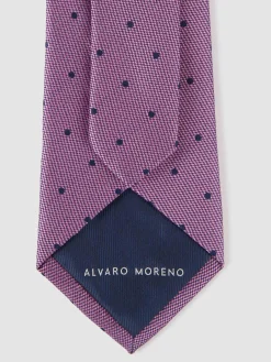 Corbatas|Corbatas-Alvaro Moreno CORBATA JACQUARD MF Rosa