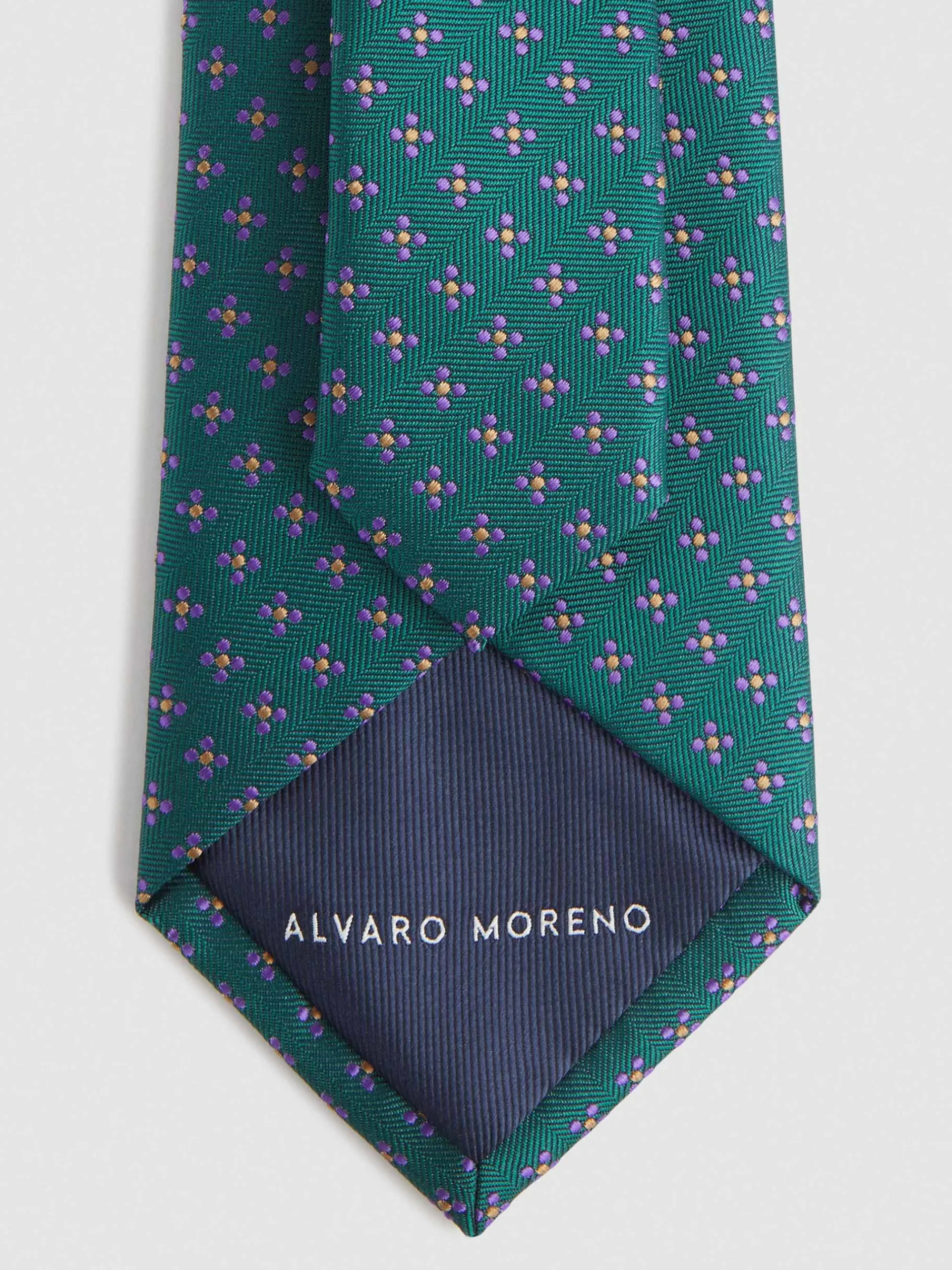 Corbatas|Corbatas-Alvaro Moreno CORBATA JACQUARD MF Verde