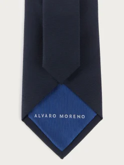 Corbatas|Corbatas-Alvaro Moreno CORBATA LISA MATE Azul Marino