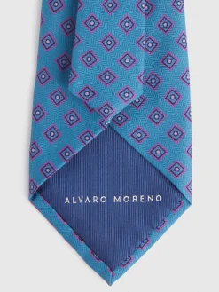 Corbatas|Corbatas-Alvaro Moreno CORBATA PRINTED Azul