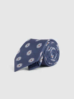 Corbatas|Corbatas-Alvaro Moreno CORBATA PRINTED Azul Marino