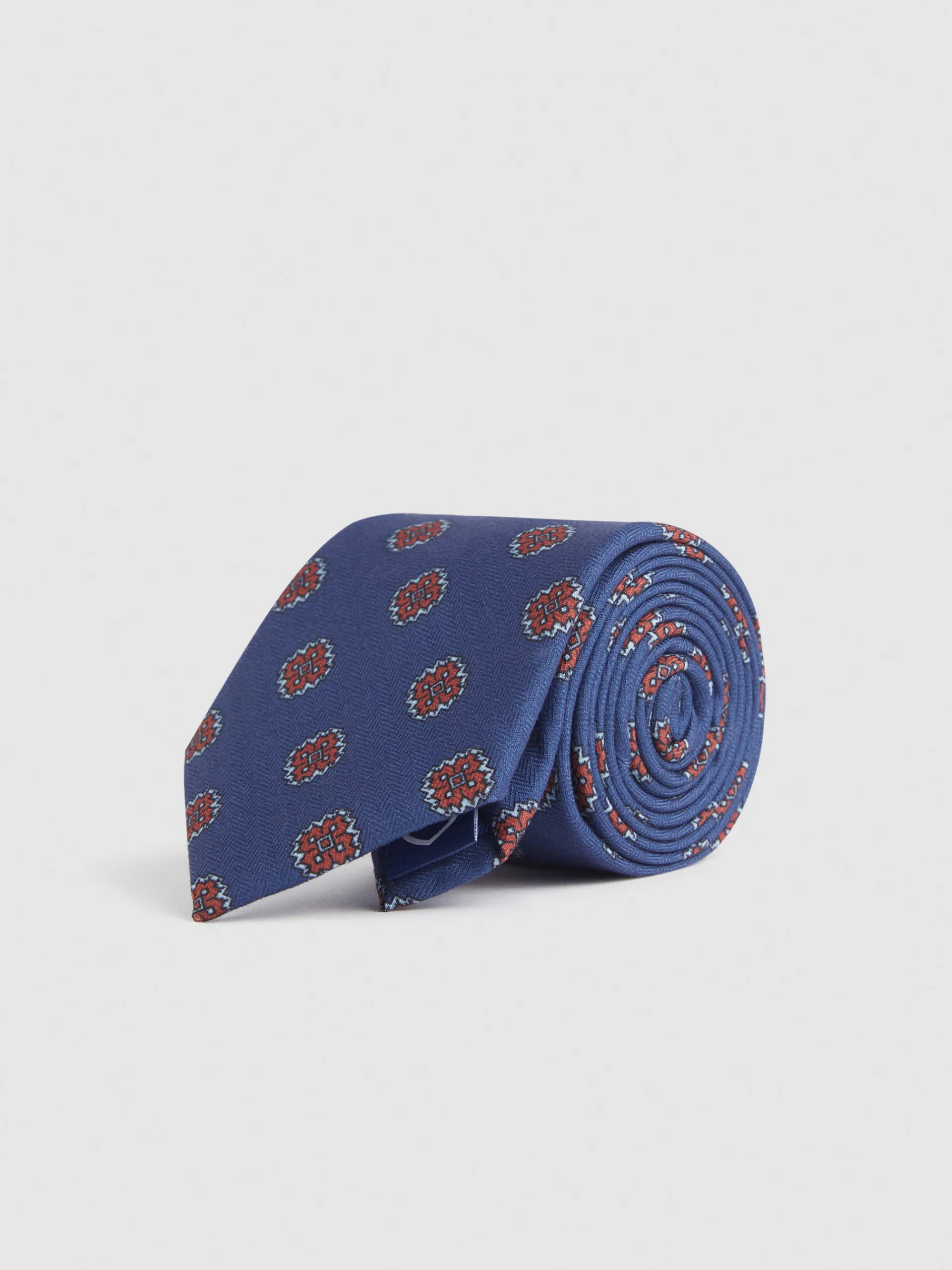 Corbatas|Corbatas-Alvaro Moreno CORBATA PRINTED Azul Marino