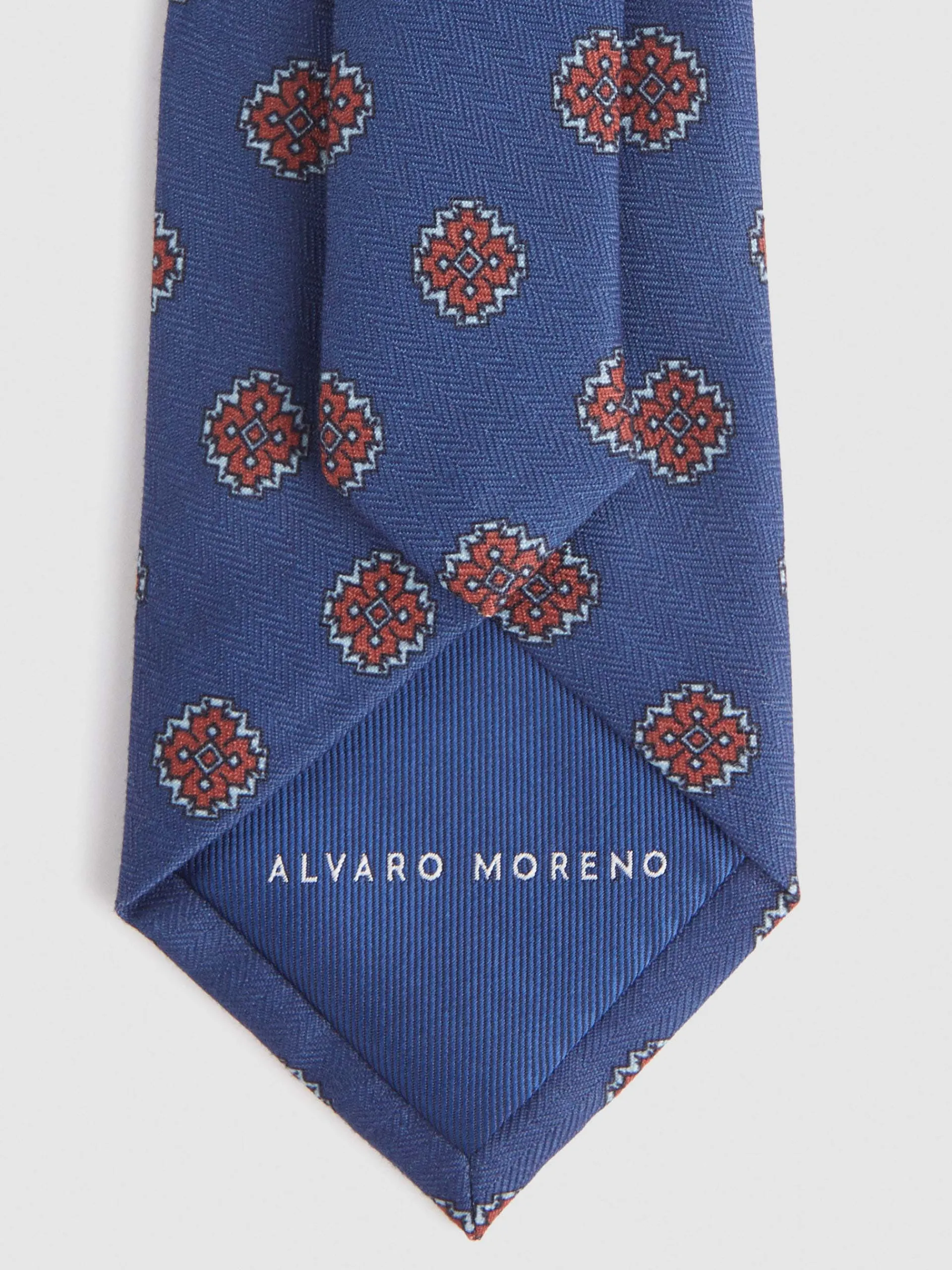 Corbatas|Corbatas-Alvaro Moreno CORBATA PRINTED Azul Marino