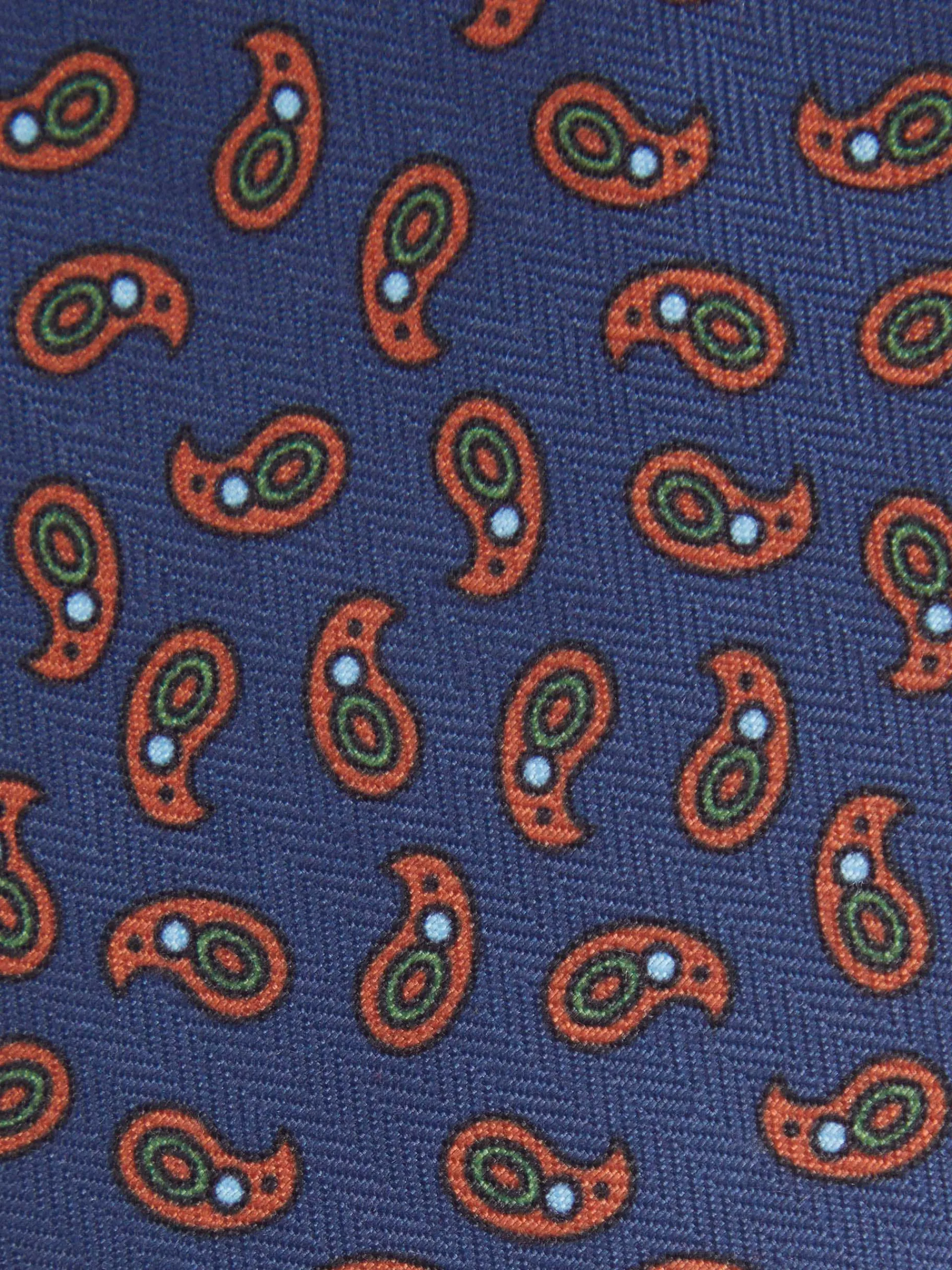Corbatas|Corbatas-Alvaro Moreno CORBATA PRINTED Azul Marino