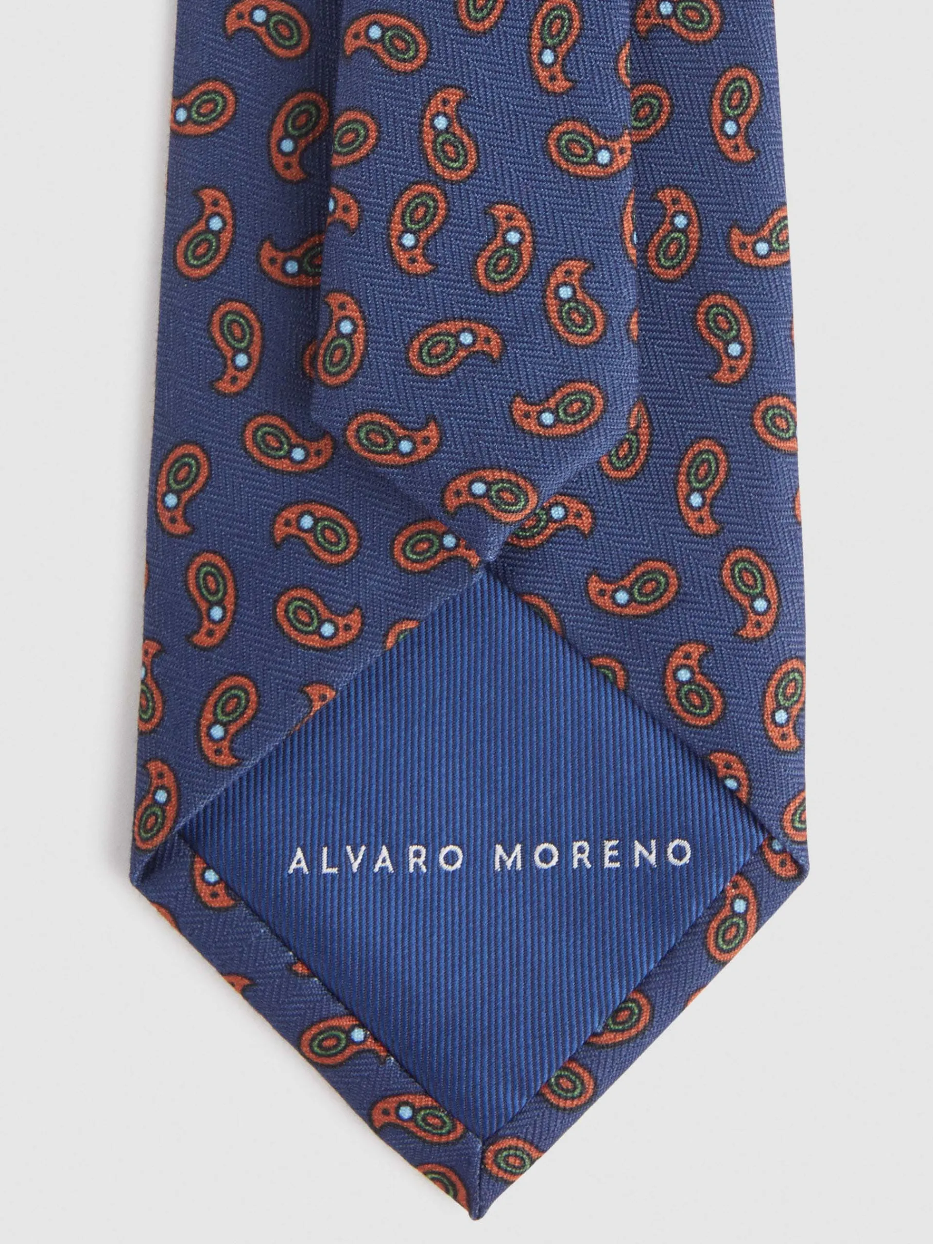 Corbatas|Corbatas-Alvaro Moreno CORBATA PRINTED Azul Marino