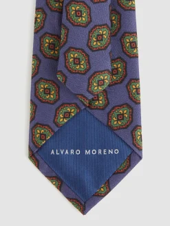 Corbatas|Corbatas-Alvaro Moreno CORBATA PRINTED Azul Marino