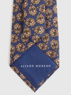 Corbatas|Corbatas-Alvaro Moreno CORBATA PRINTED Azul Marino