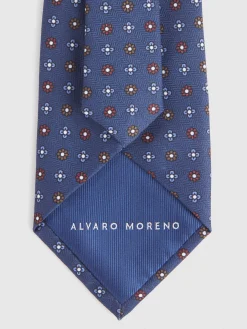 Corbatas|Corbatas-Alvaro Moreno CORBATA PRINTED Azul Marino